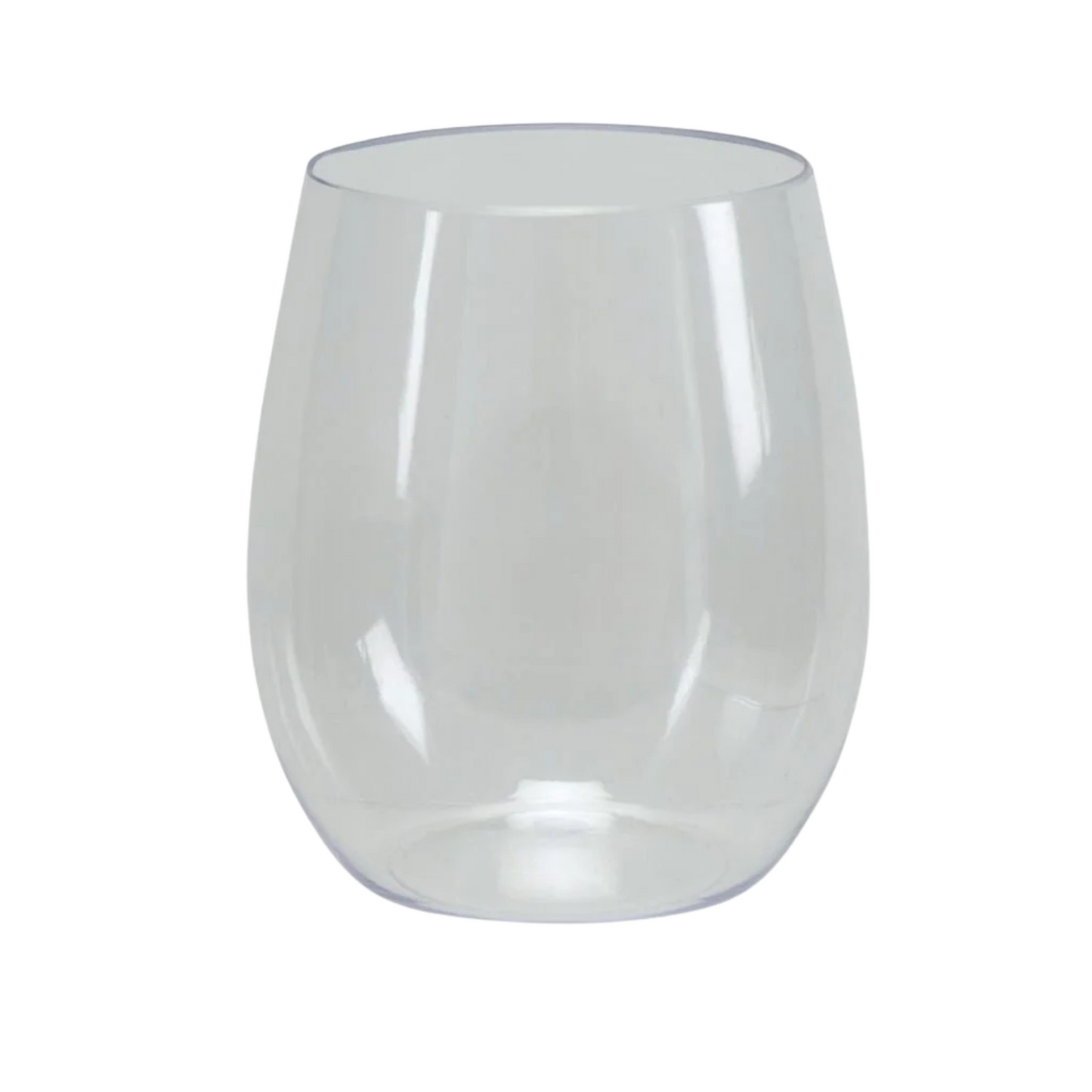 clean stemless wine goblets - pack of 6