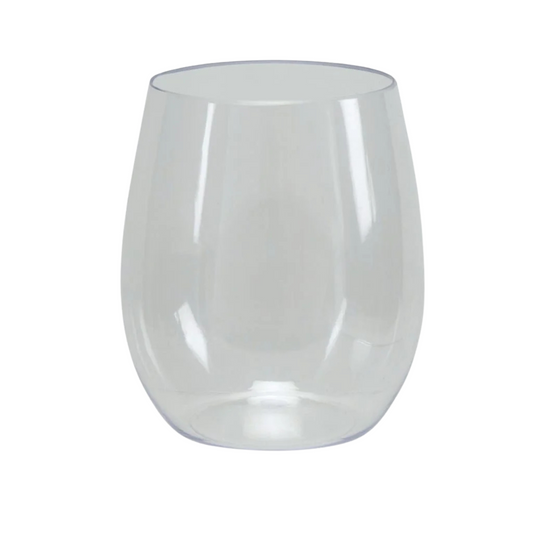 clean stemless wine goblets - pack of 6