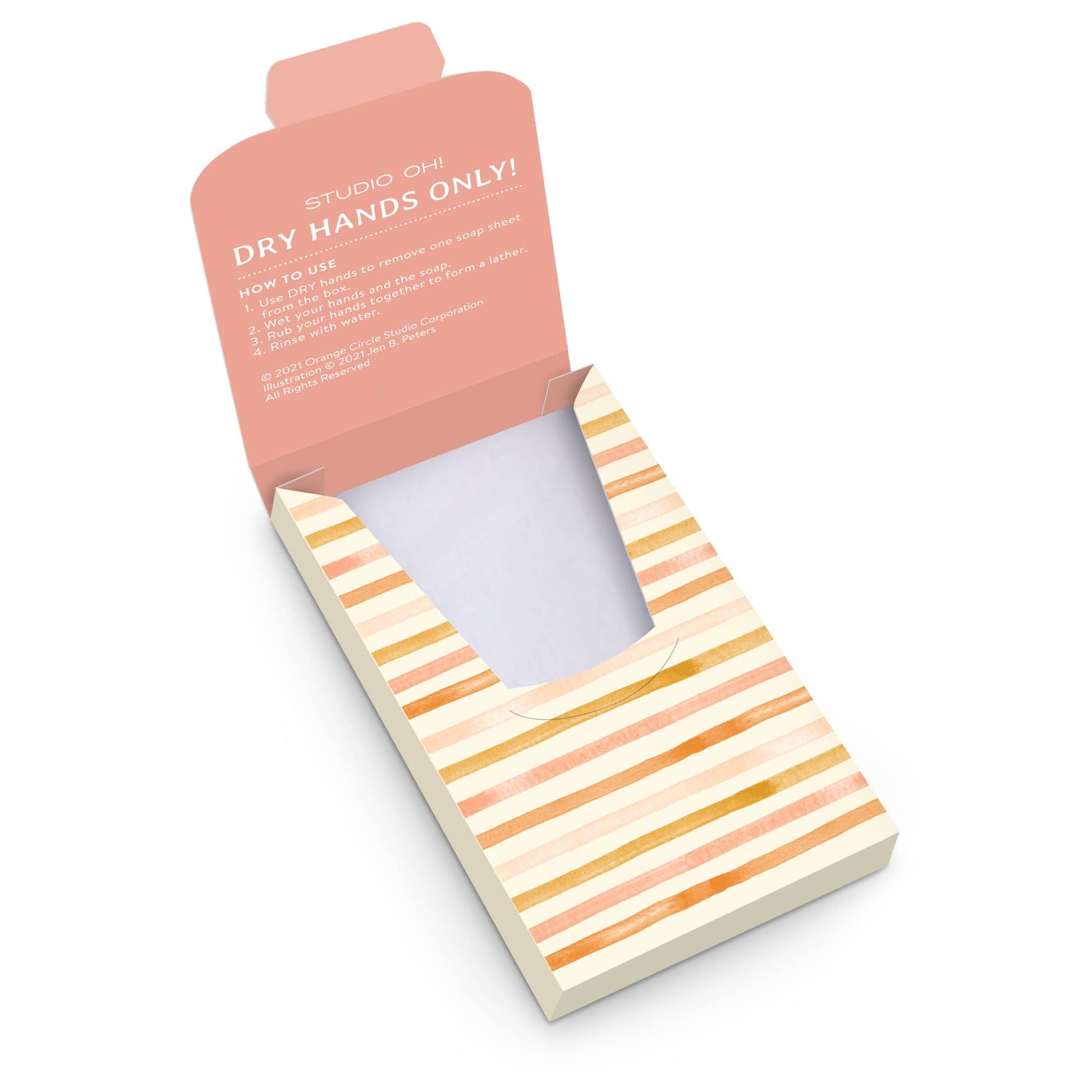 coconut single-use travel soap sheets 