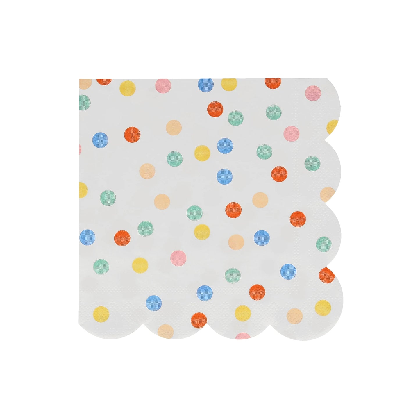 polkadot colourful napkins - by meri meri at confetti my party 