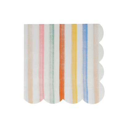 colourful stipe napkins - meri meri 