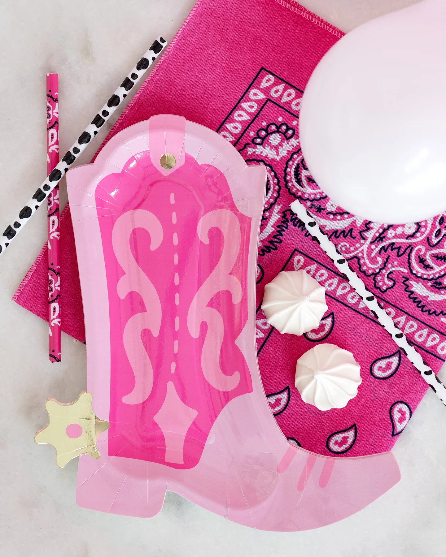 cowgirl themed party supplies 
