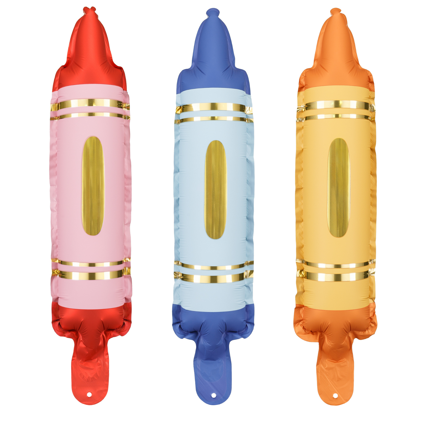 crayons foil balloon set 