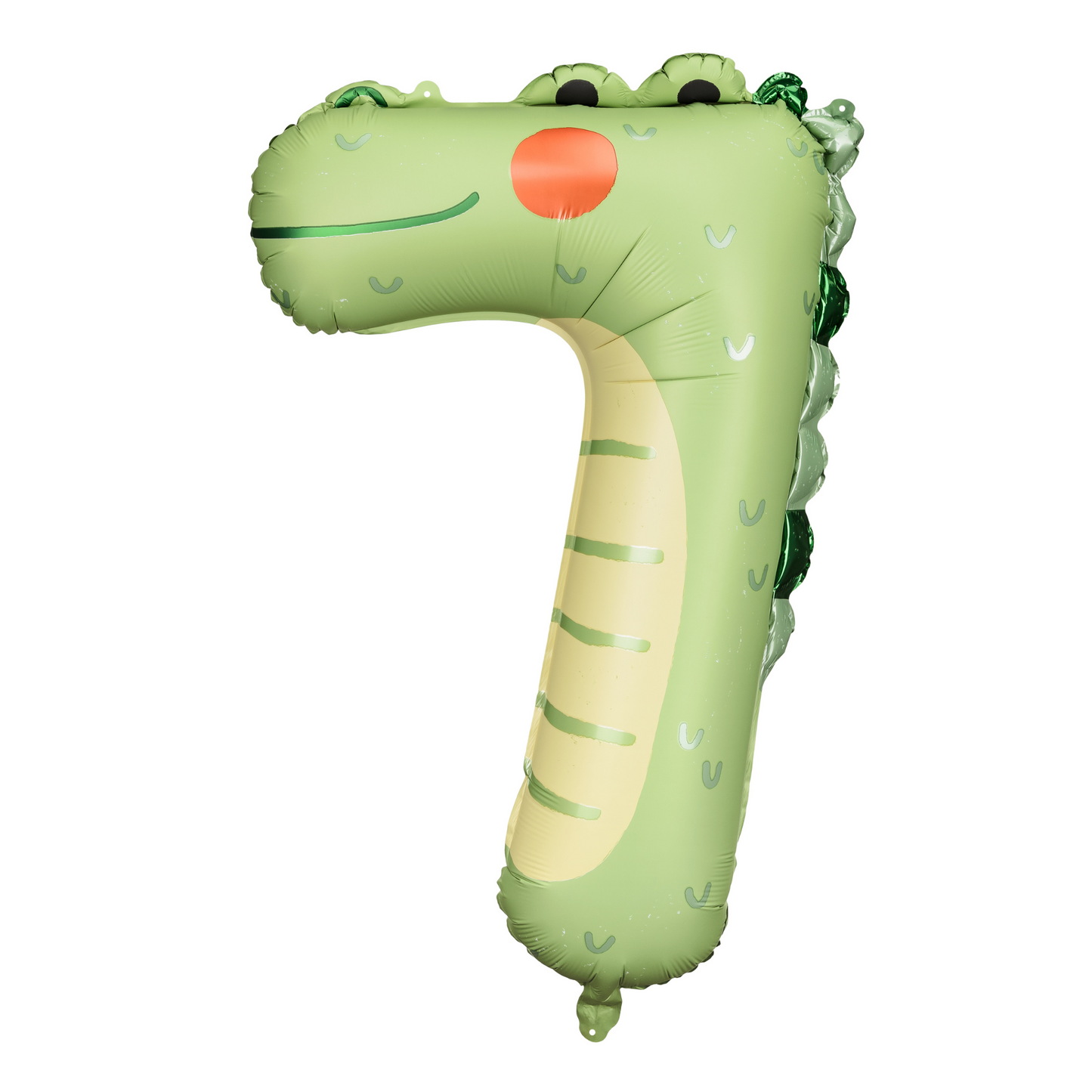 crocodile number 7 foil number balloon 