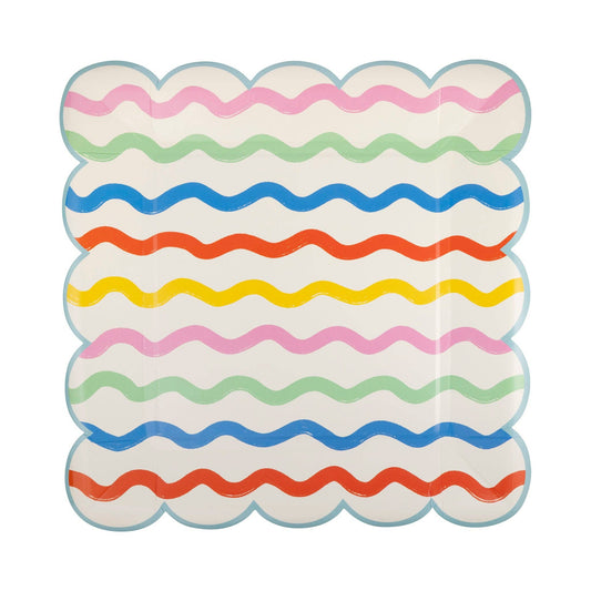 RIC RAC STRIPED PLATES