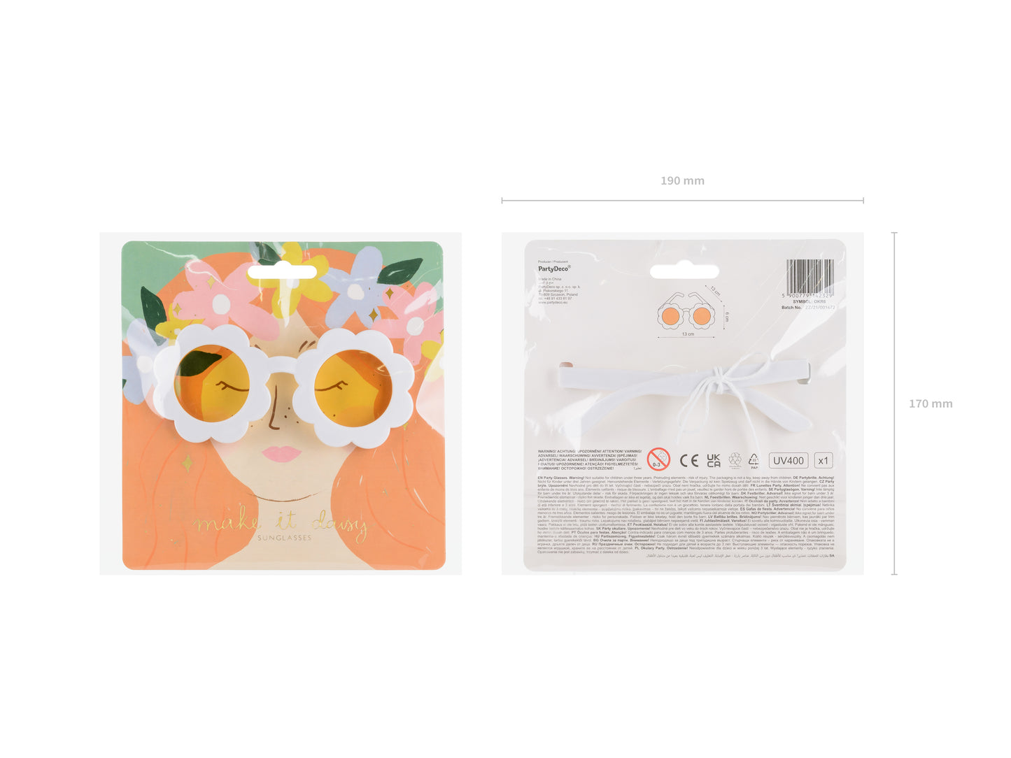 daisy sunglasses packaging