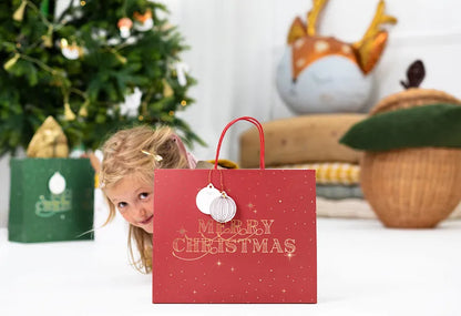 RED MERRY CHRISTMAS GIFT BAG