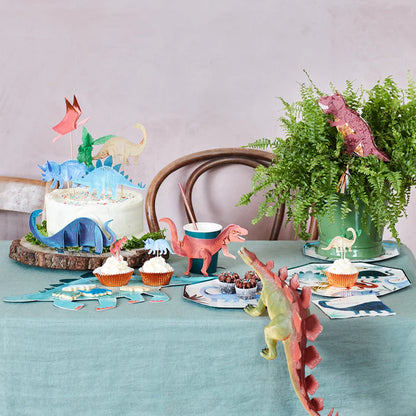 dinosaur kingdom meri meri tablescape party supplies 