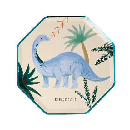 dinosaur kingdom side plates by meri meri