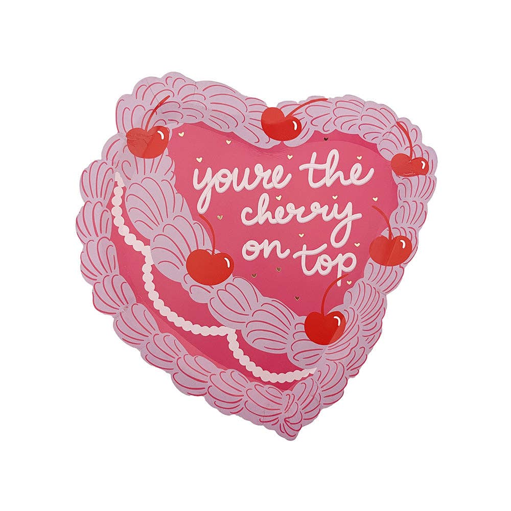 YOU'RE THE CHERRY ON TOP DESSERT PLATES