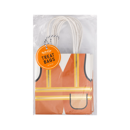 CONSTRUCTION VEST TREAT BAGS