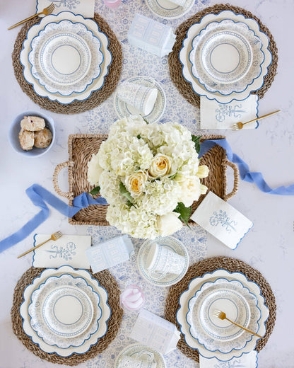 PEMBROKE BLUE FLORAL PLATE 7"