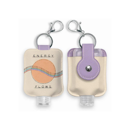 ENERGY FLOWS HAND SANITIZER HOLDER + BOTTLE