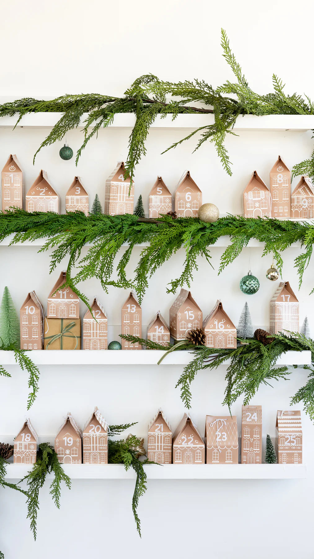 GINGERBREAD ADVENT BOXES