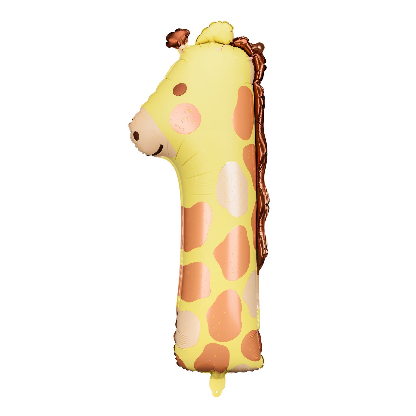 
giraffe number 1 foil balloon