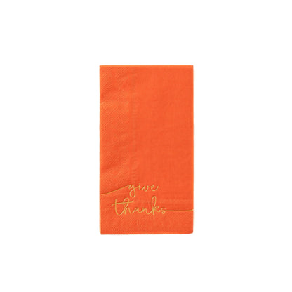 'GIVE THANKS' GUEST NAPKIN