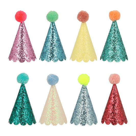 MINI GLITTER PARTY HATS BY MERI MERI