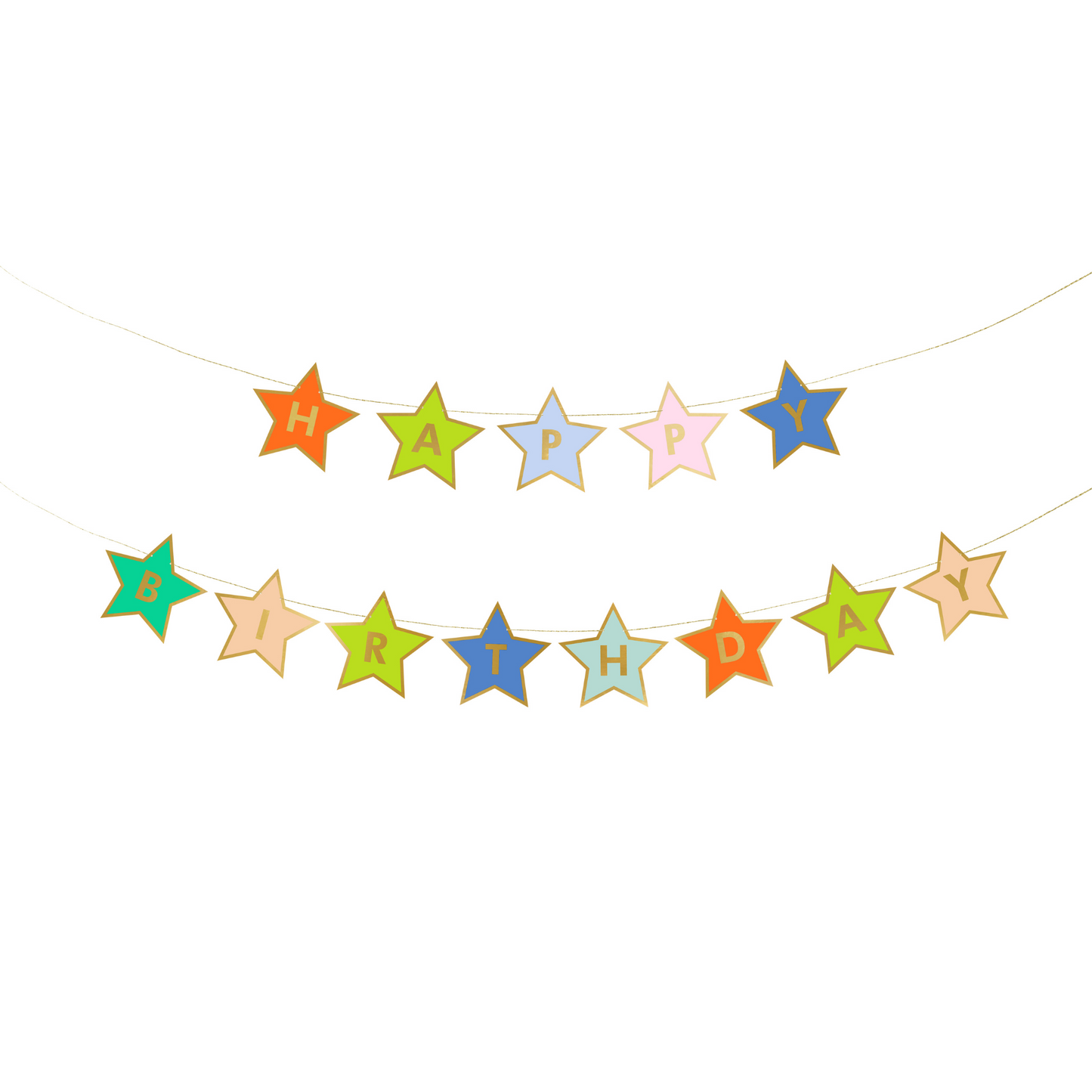 HAPPY STARS BIRTHDAY BANNER