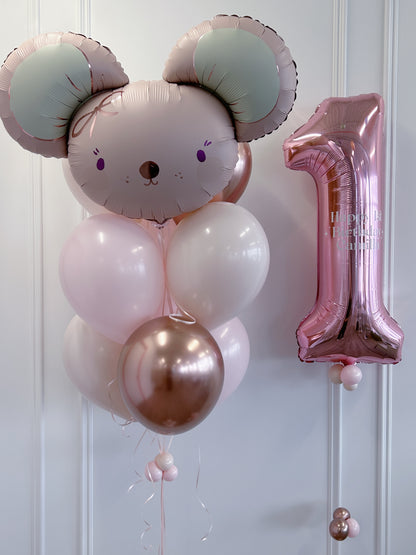 PINK MOUSE FOIL BALLOON