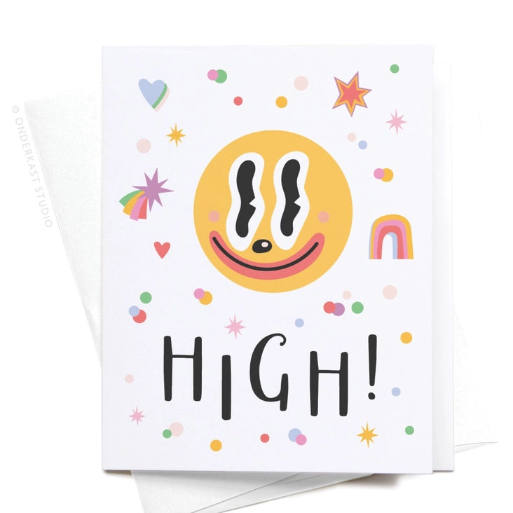 high! greeting card