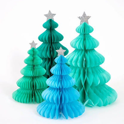 rainbow forest honeycomb tree decorations