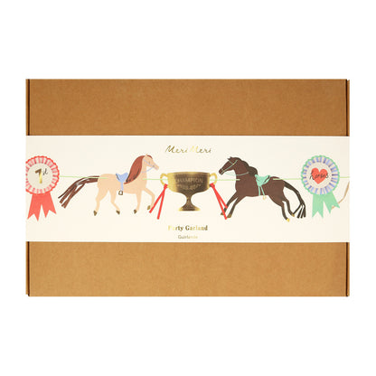 horse garland by meri meri packaging 