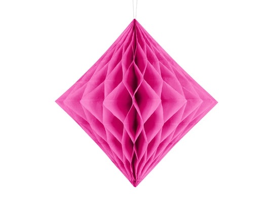 hot pink diamond honeycomb 