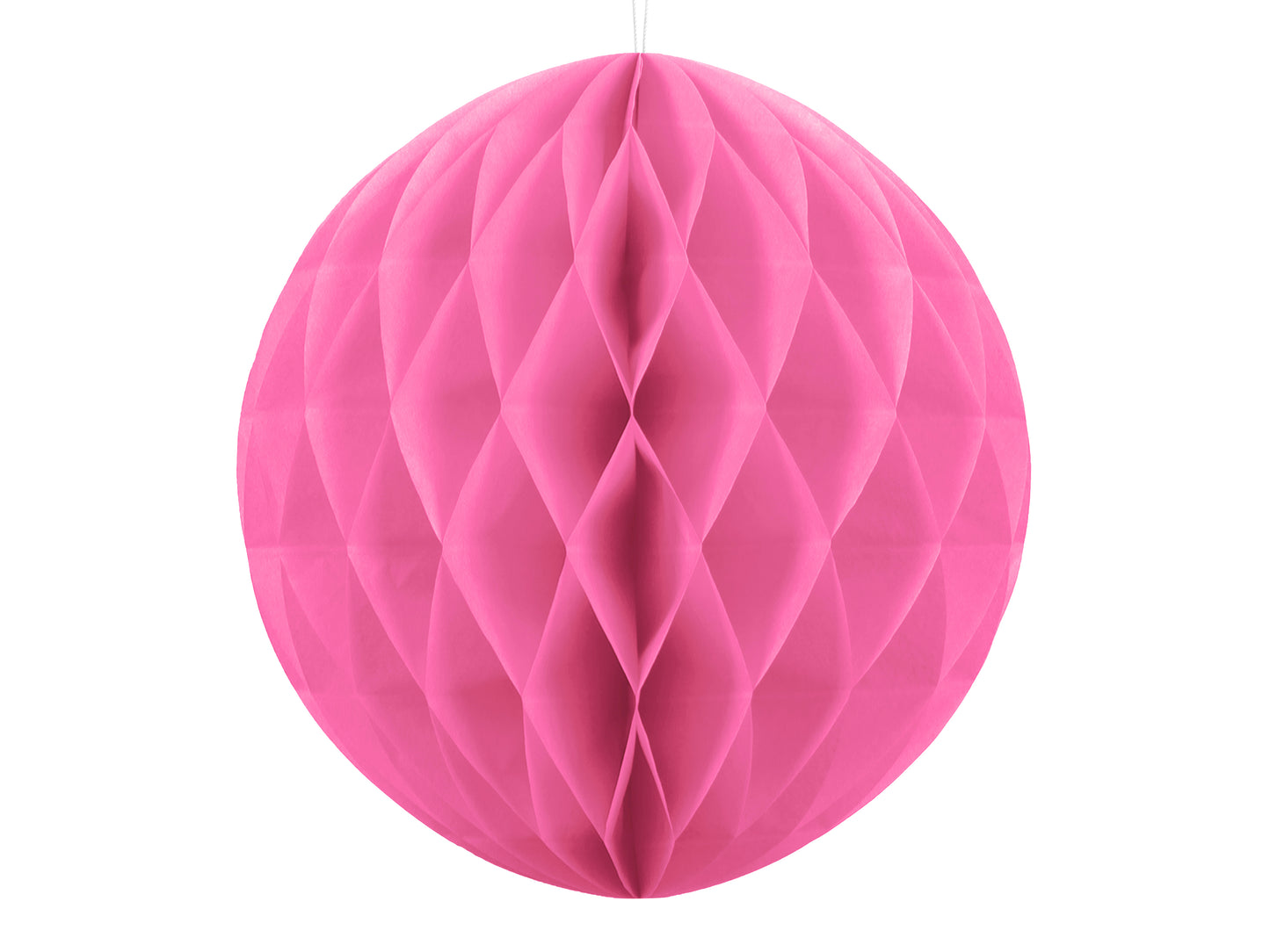 hot pink honeycomb balls available in three sizes 