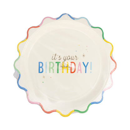 it's your birthday paper plates packaged 