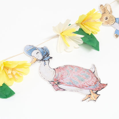 jemima puddleduck icon on peter rabbit garland