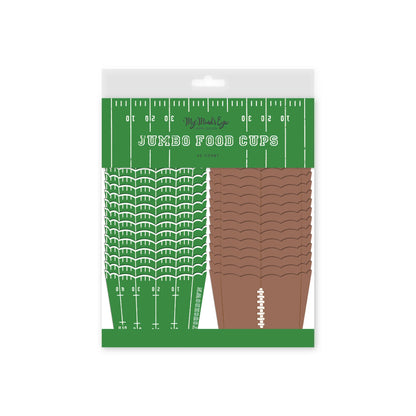 FOOTBALL JUMBO TREAT CUPS