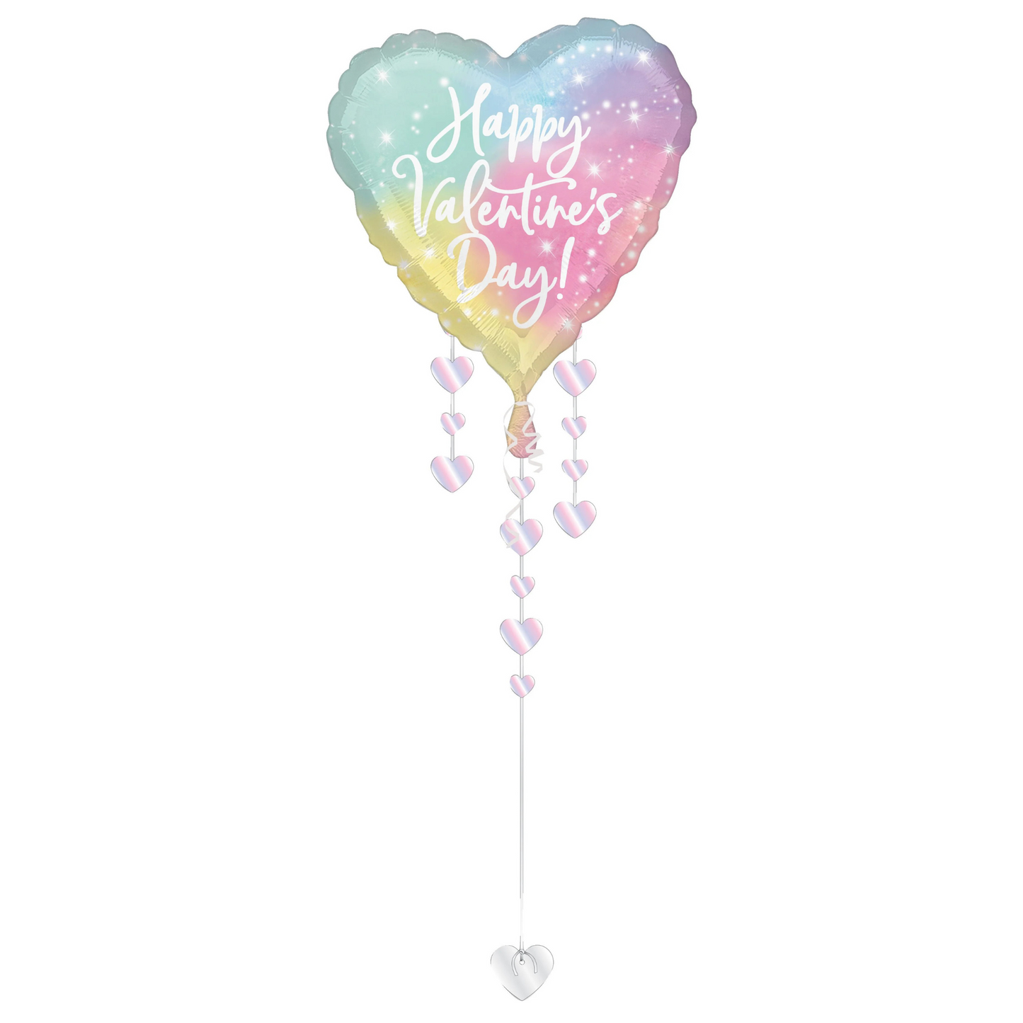 jumbo heart shaped valentines day foil balloon 