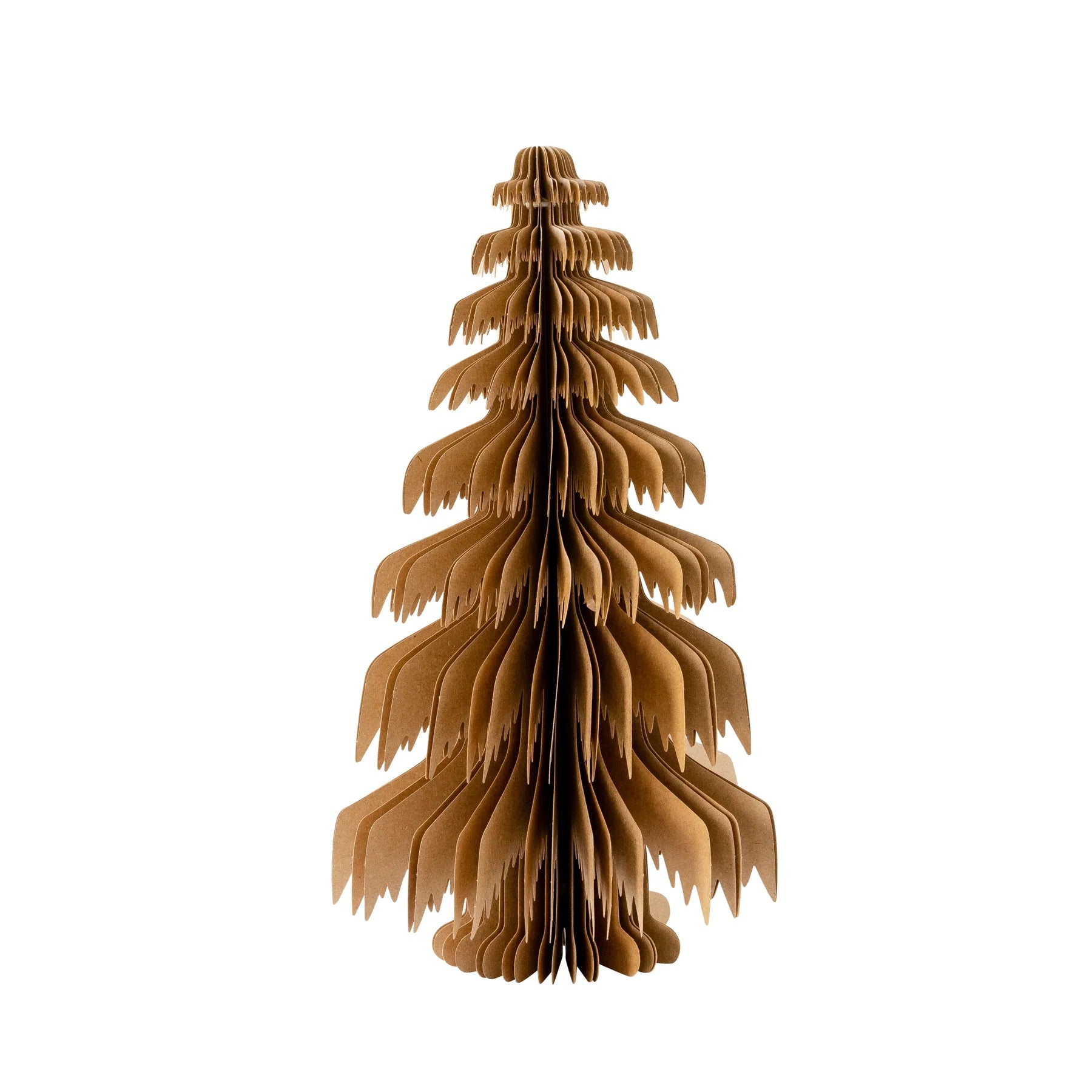 large kraft paper Christmas tree decor