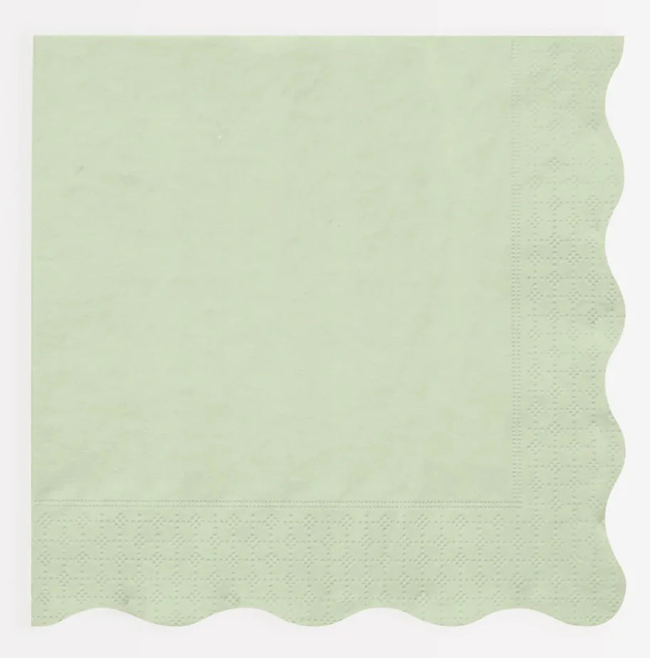 green napkin