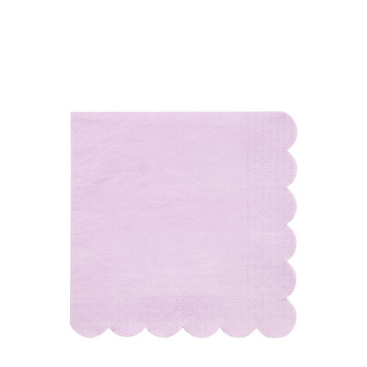 LARGE LILAC NAPKINS BY MERI MERI