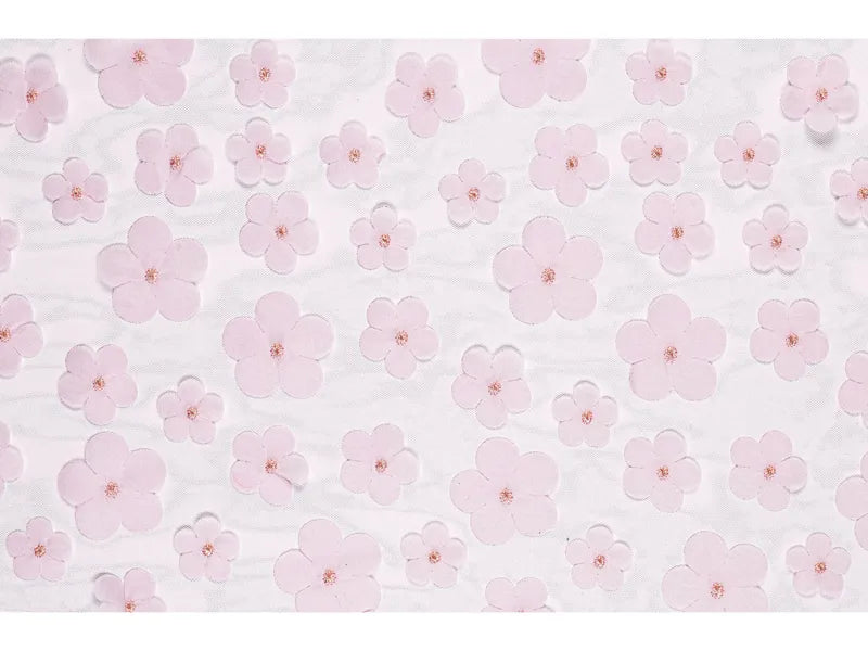 daisy pink floral table runner 