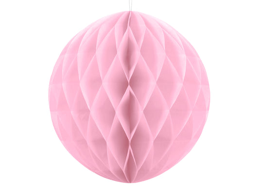 light pink honeycomb ball