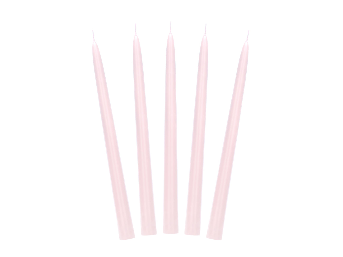 dusty rose taper candles