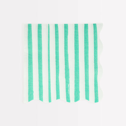 LARGE MIXED STRIPE NAPKINS BY MERI MERI