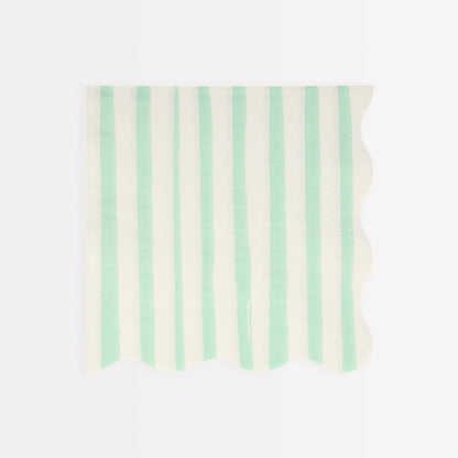 LARGE MIXED STRIPE NAPKINS BY MERI MERI