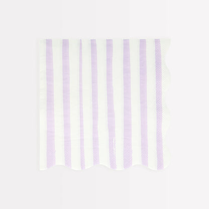 LARGE MIXED STRIPE NAPKINS BY MERI MERI