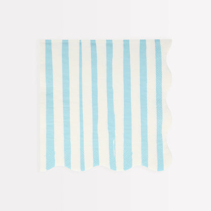 LARGE MIXED STRIPE NAPKINS BY MERI MERI