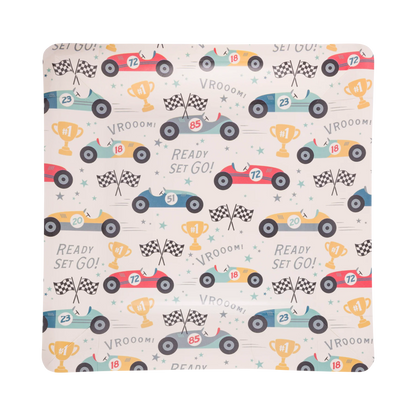 miles per hour race car pattern plates- My Mind's Eye