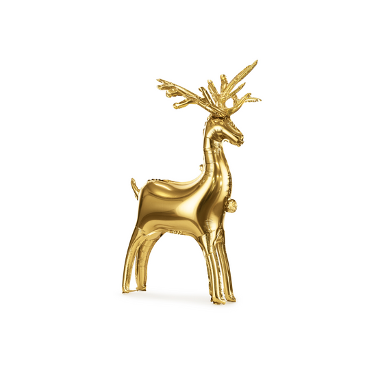 MINI GOLD REINDEER AIR FILLED BALLOON