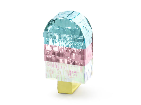 mini foil frilled ice cream pinata