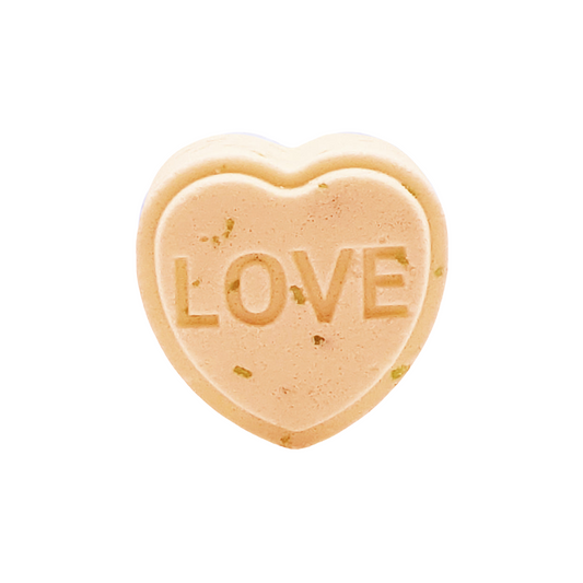 MINI LOVE HEART BATH BOMB - SWEET ORANGE