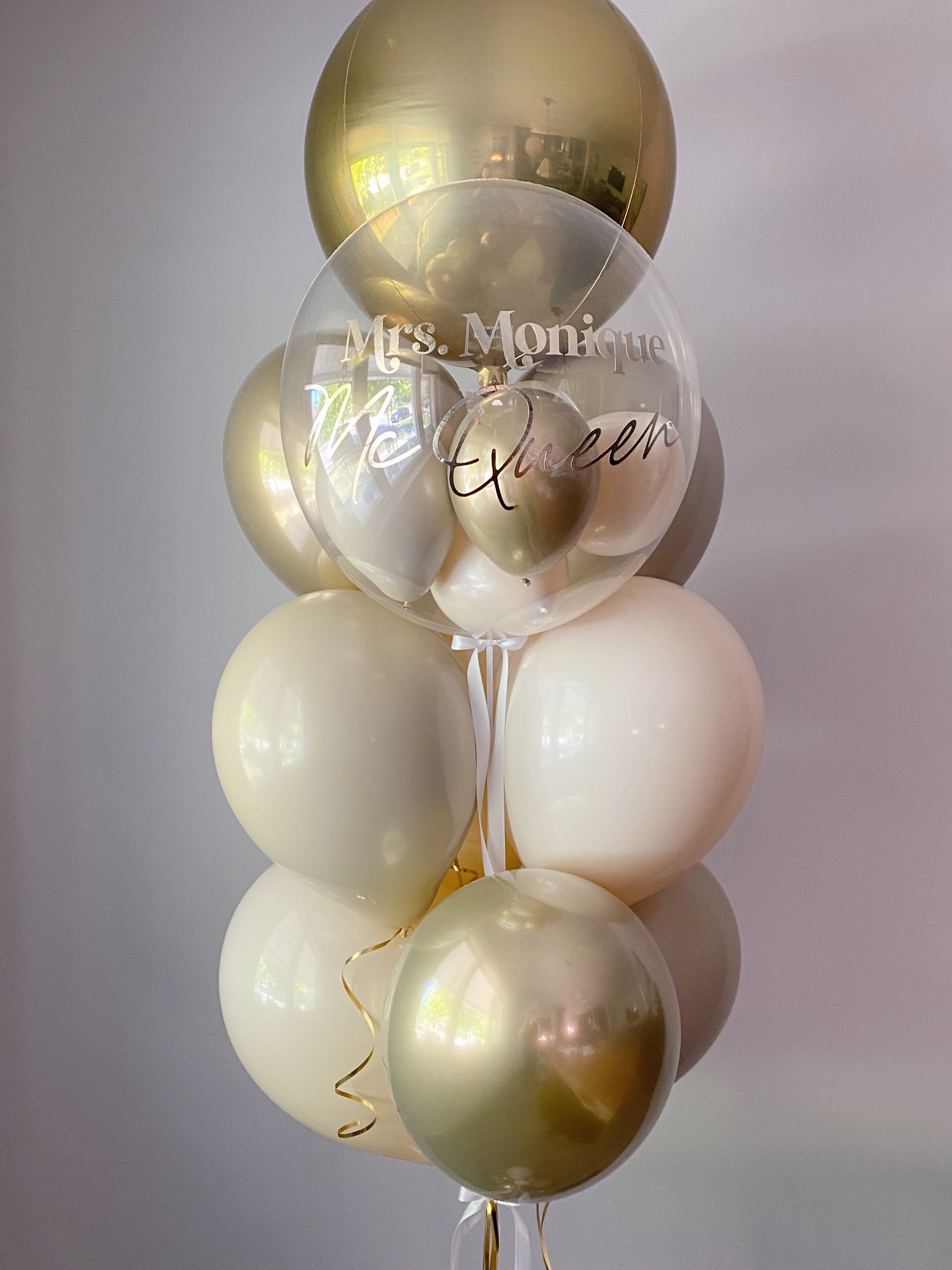 Mini gold deals balloons