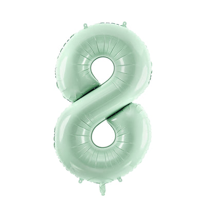 MINT GREEN FOIL NUMBERS