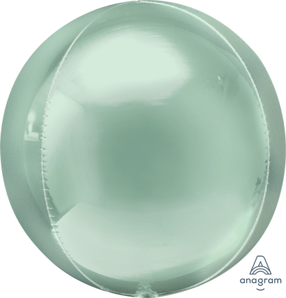 mint green orbz balloon