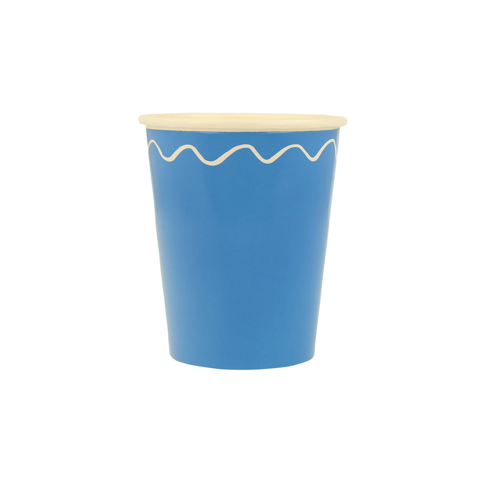 MIXED WAVY LINE CUPS BY MERI MERI